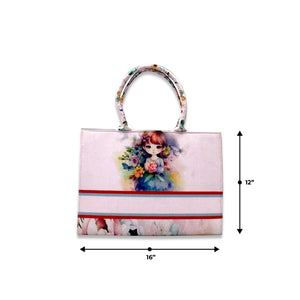 Tote Bag Designed with Doll